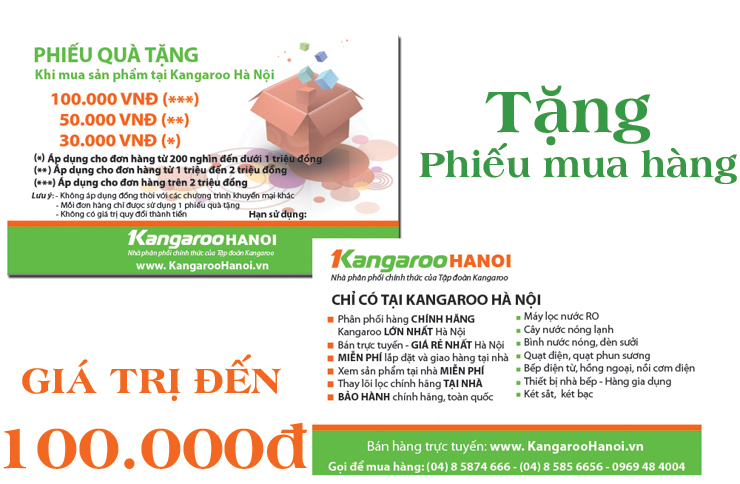 khuyến mại mua sản phẩm kangaroo