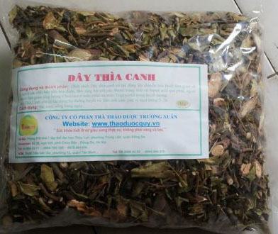 RỄ, LÁ DÂY THÌA CANH SẤY KHÔ