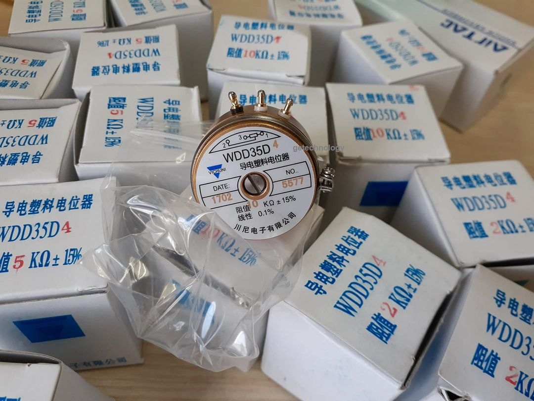 Biến trở vô cấp - potentiometer WDD35D-4 - Biến trở WDD35D-4