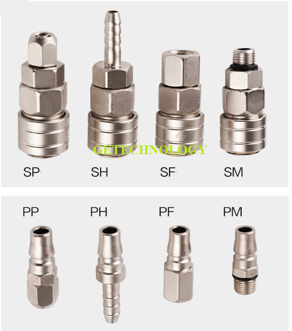 Đầu nối nhanh PP SP PH SH PM SM PF SF