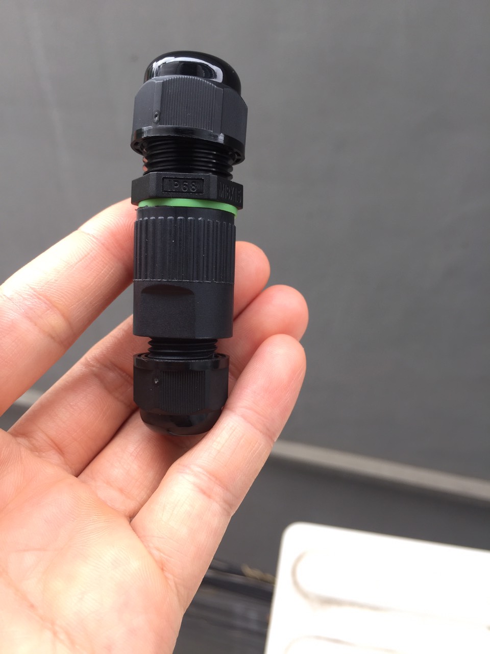 Cút nối dây điện thẳng M20-3P Đầu nối thẳng chống nước M20-3P đầu nối nhanh chống nước M20-3P loại 3 lỗ