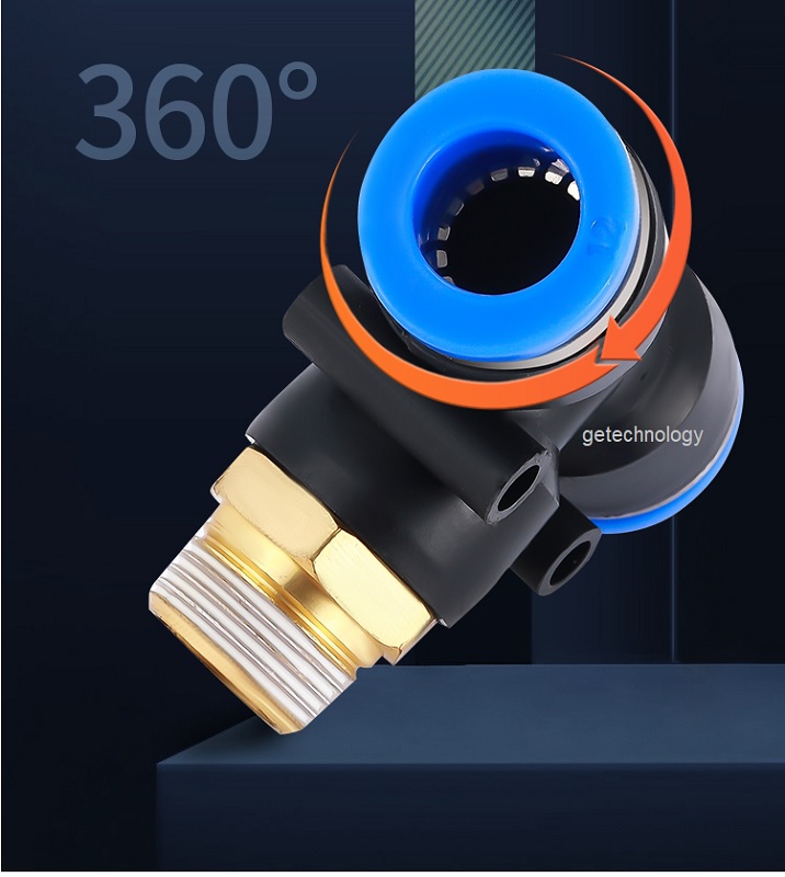 Đầu nối nhanh, Đầu nối khí chữ T có ren PB4-M5 PB4-01 PB4-02 PB6-M5 PB6-01 PB6-02 PB6-03 PB6-04 PB8-01 PB8-02 PB8-03 PB8-04 PB10-01 PB10-02 PB10-03 PB10-04 PB12-01 PB12-02 PB12-03 PB12-04 PB14-04 PB16-04