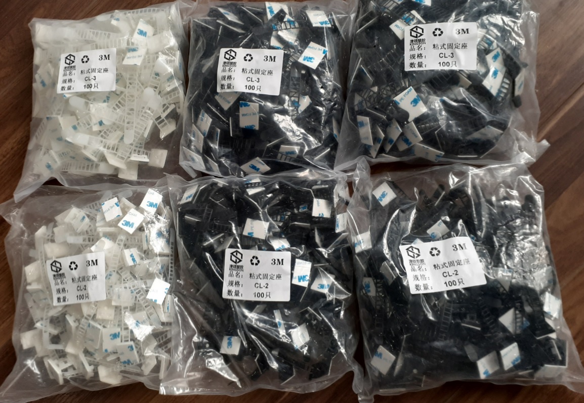 GỐI ĐỠ DÂY ĐIỆN, KẸP DÂY ĐIỆN, NẸP DÂY ĐIỆN, MIẾNG DÁN CỐ ĐỊNH DÂY ĐIỆN CL-1 CL-2 CL-3