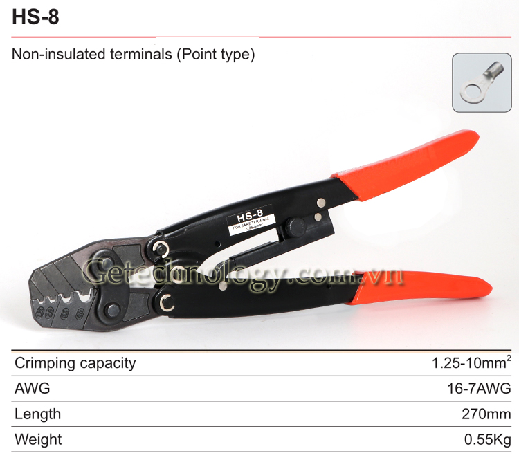 crimping tool HS-8