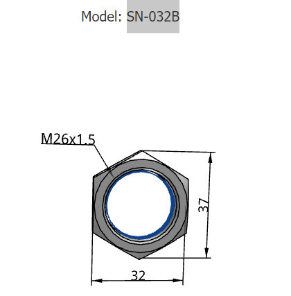 Đai ốc, vòng đệm xy lanh  SN-032B hãng SMC