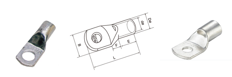 Đầu cốt trần, đầu cốt đồng, đầu cos trần, đầu cos đồng hãng CHCC SC1.5-4, SC4-4, SC4-6, SC6-6, SC6-8, SC10-6,SC10-8, SC16-8, SC16-10
