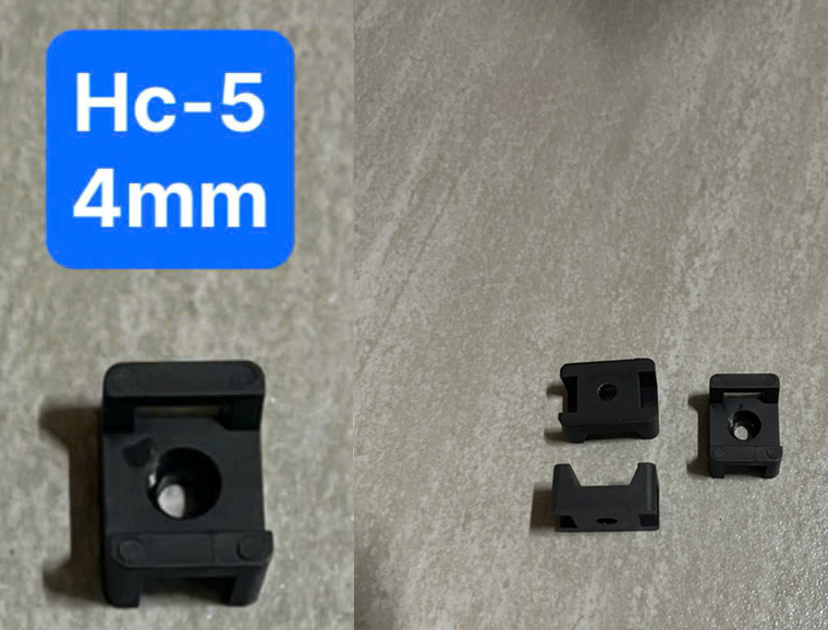 Đai dây thít, đế cố định dây thít, gối đỡ dây thít HC-1, HC-2S, HC-04, HC-4, HC-05, HC-2, HC-1M, HC-0M, HC-1S, HC-5, HC-5S