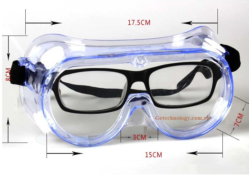 Kính bảo hộ chống hóa chất 3M 1621