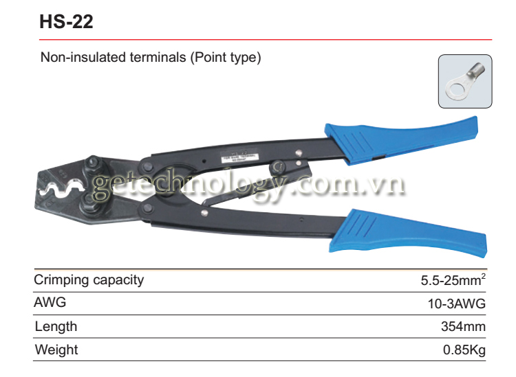 Kìm bấm cos loại tốt HS-22