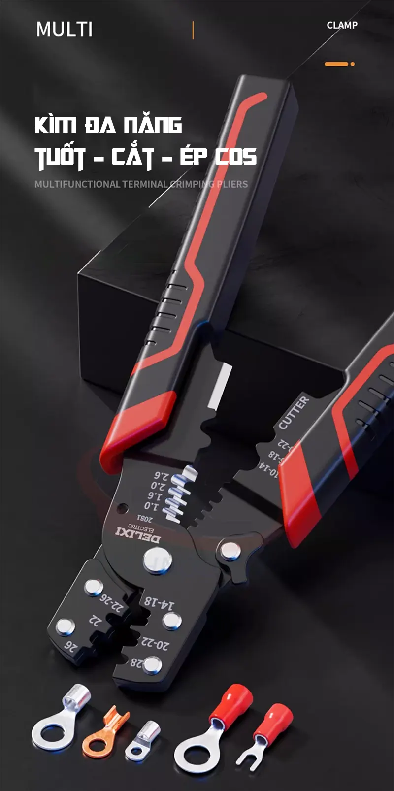 kìm bấm cốt, kìm bấm cos