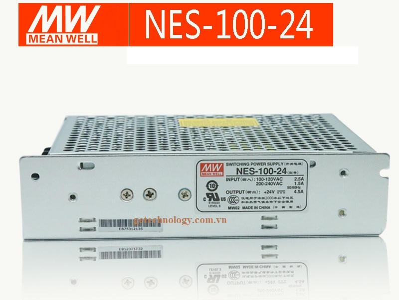 Bộ nguồn một chiều Mean Well NES-100-24 – CÔNG TY TNHH KỸ THUẬT GE