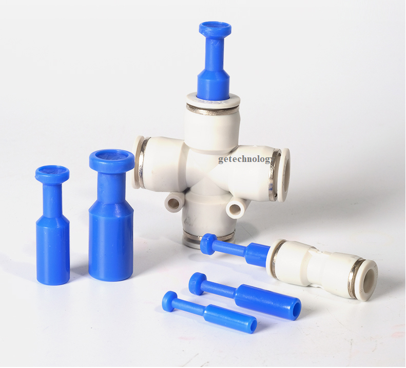 Nút chặn ống khí nén, nút bịt ống khí nén, nút bịt đầu nối khí PP4 PP6 PP8 PP10 PP12 PP16 4mm 6mm 8mm 10mm 12mm 16mm