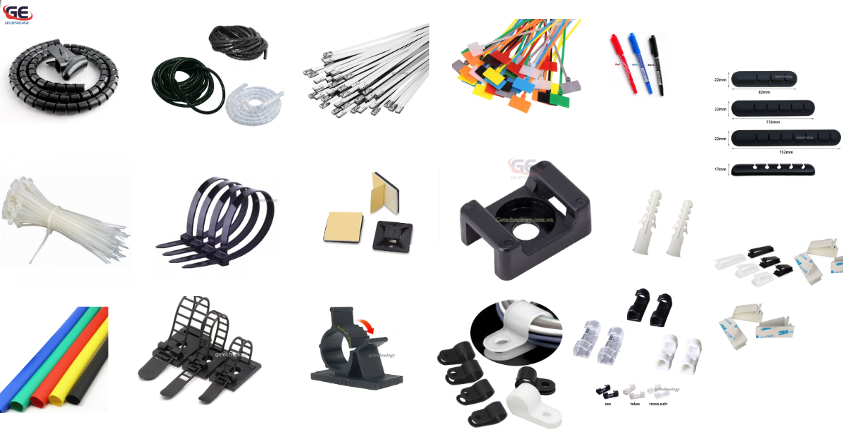 Giới thiệu các sản phẩm phụ kiện hàng nhựa - thiết bị điện Công ty TNHH kỹ thuật GE