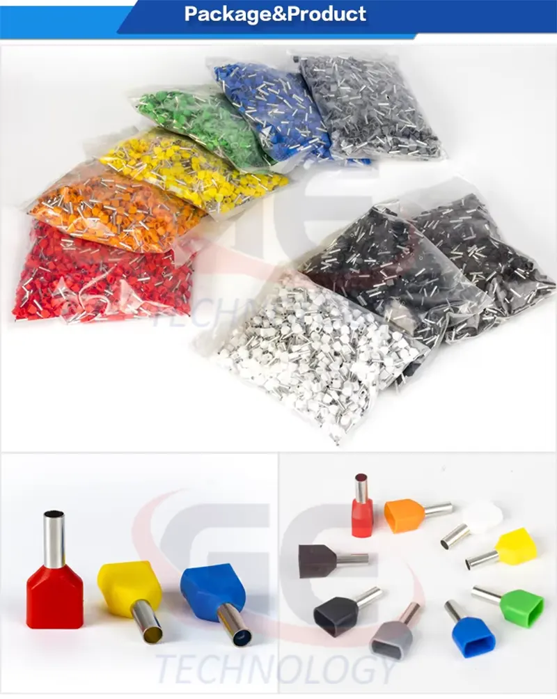 twin ferrule TE, đầu nối dây điện đôi, đầu cốt điện hai dây