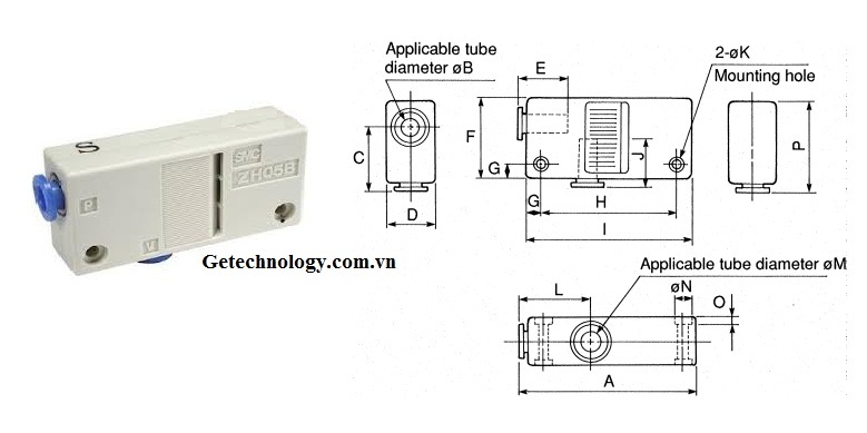 Thông số kĩ thuật Van chân không ZH10BS-06-06