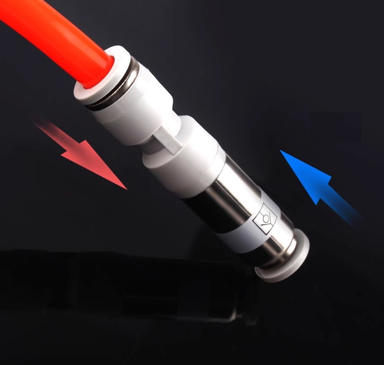 Đầu nối khí một chiều AKH, SPV, SPU, Van một chiều AKH04/06/08/10/12, van một chiều góc vuông SPV04/06/08/10/12, van một chiều thẳng SPU04/06/08/10/12