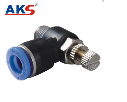 Van tiết lưu SL, Van tiết lưu khí nén, Van tiết lưu AKS, Control Valve Fitting Pneumatic Connector AKS