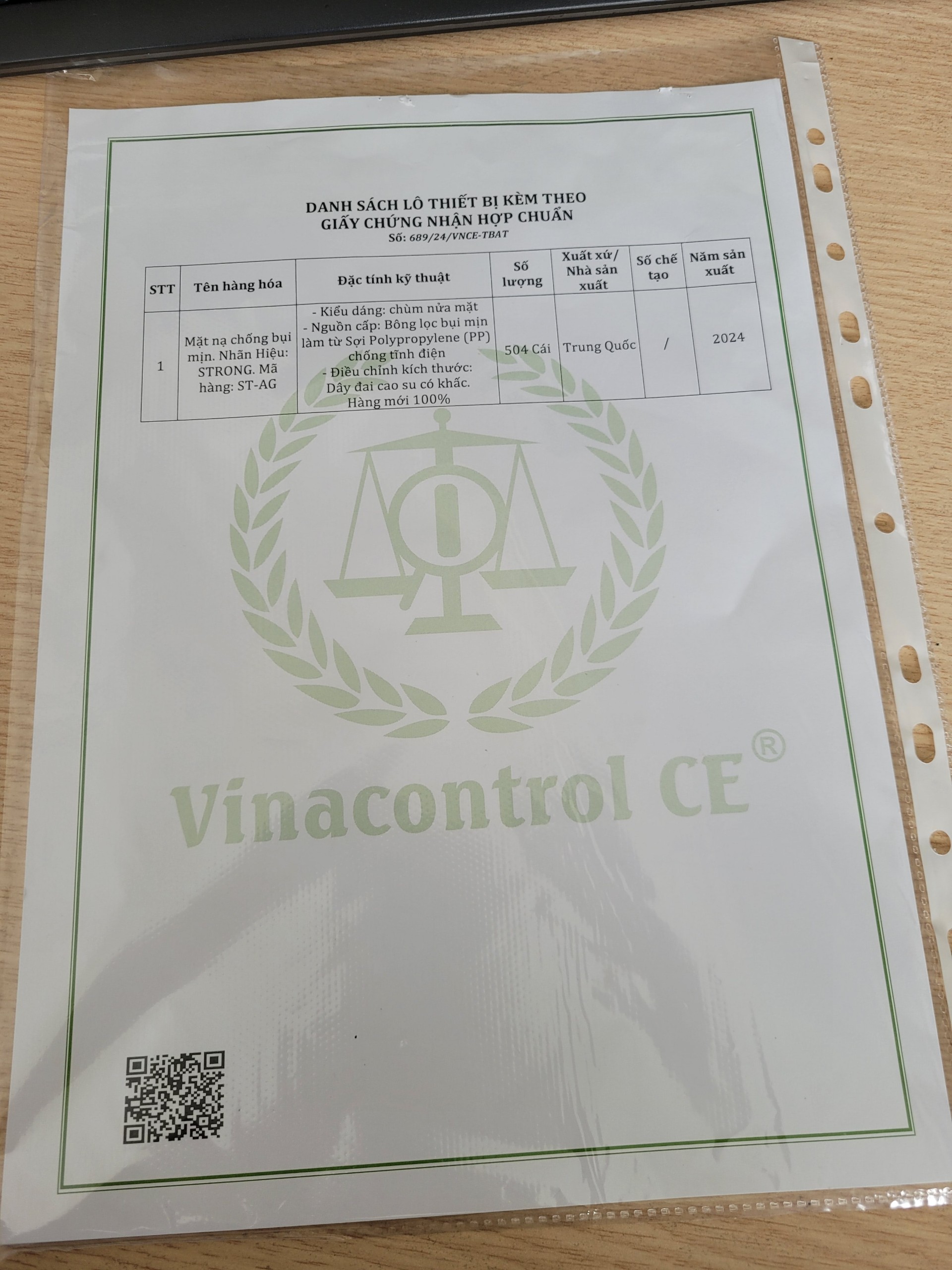 Mặt nạ chống bụi mịn Strong ST-AG, Mặt nạ Strong ST-AG