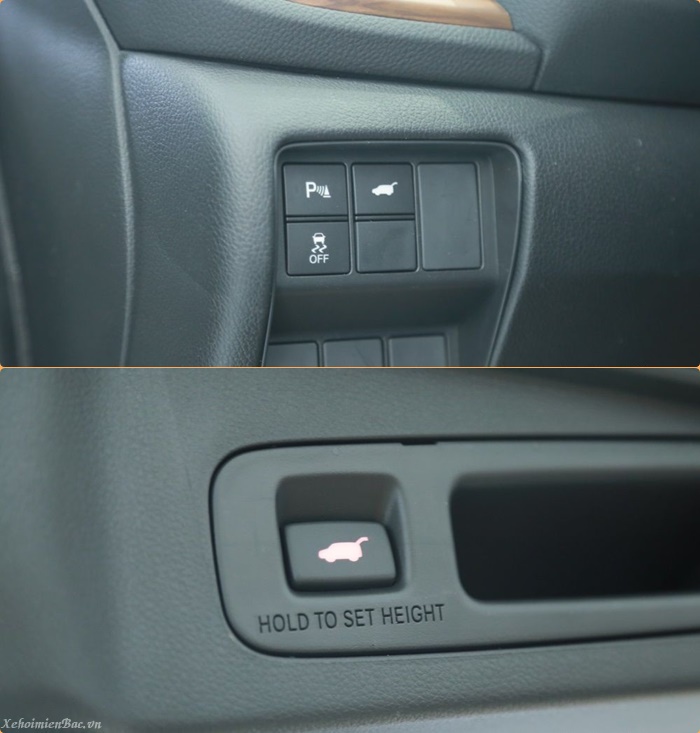 Honda CR-V phiên bản L cốp sau đóng mở điện ở điều khiển từ xa hoặc trên cốp hậu hoặc ở vị trí người lái