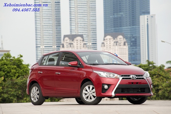 Xe Toyota yaris 1.5G màu đỏ 