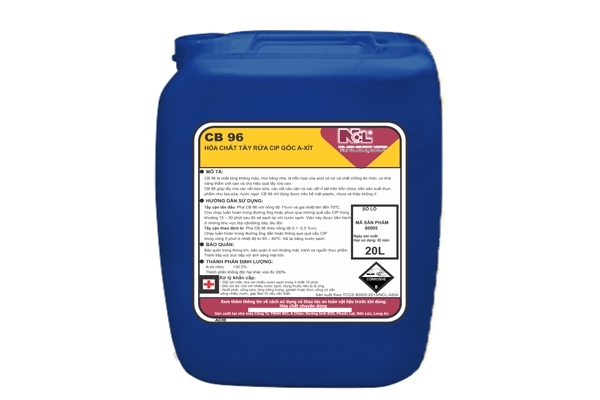Hóa chất tẩy rửa CIP gốc Acid - CB96