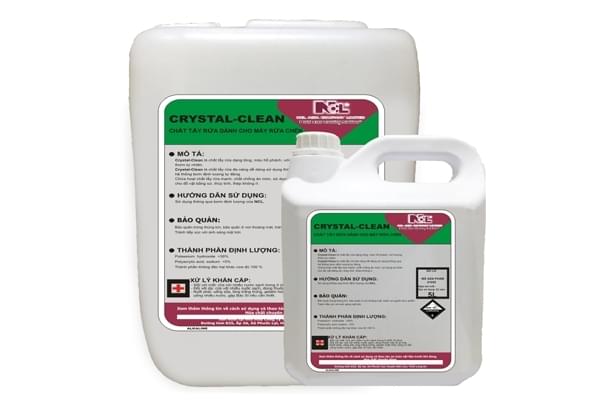 Crystal Clean - Hóa chất rửa dùng cho Máy rửa chén