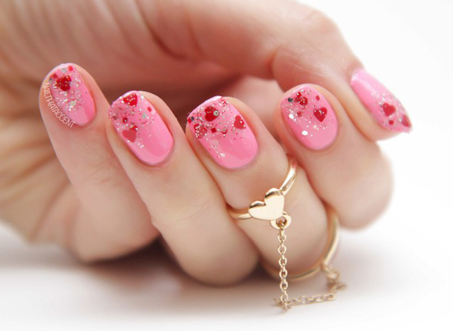 Những kiểu nail siêu ngọt ngào để nàng hẹn hò Valentine Những kiểu nail siêu ngọt ngào để nàng hẹn hò Valentine