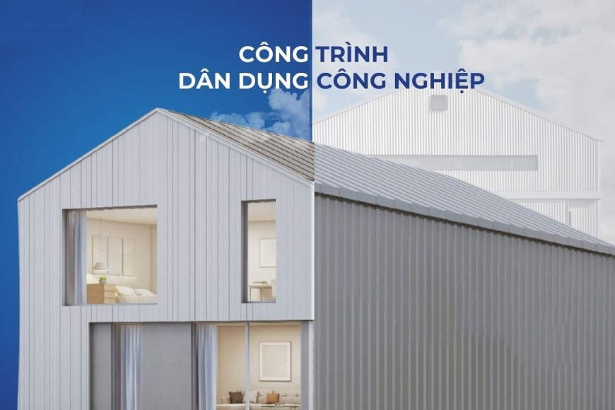 Quá trình thi công mái tôn lạnh dễ dàng, chi phí hợp lý và độ bền vượt trội chính là lý do khiến vật liệu này trở thành lựa chọn hàng đầu trong các giải pháp mái lợp hiện đại