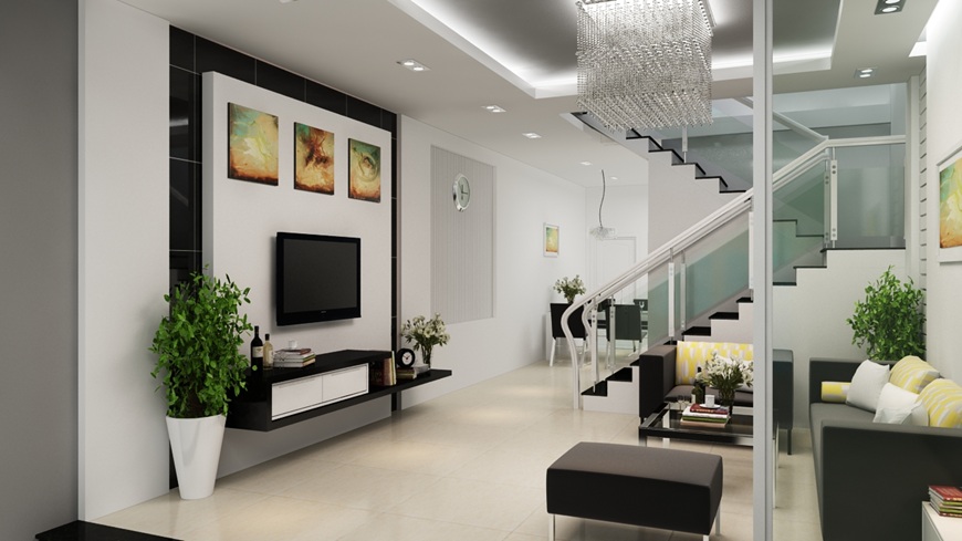 Đảm bảo khu vực cầu thang luôn có đủ ánh sáng để không gian trở nên thông thoáng, tươi mới