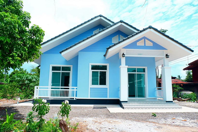 Gam màu xanh dương dành cho nhà hướng Tây, Tây Bắc