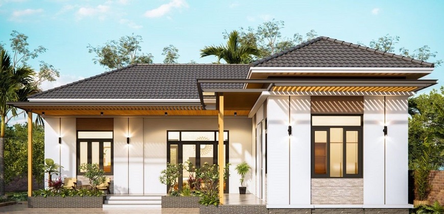 Sử dụng gam màu trầm ấm cho kiến trúc truyền thống