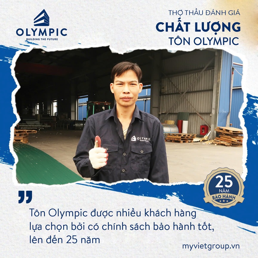 Tôn Olympic được nhiều nhà thầu và gia chủ lựa chọn nhờ đa dạng mẫu mã, tính năng, và chất lượng vượt trội