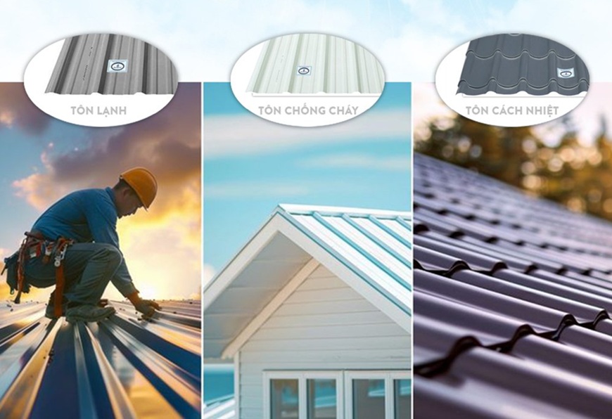 Phân biệt các loại tôn theo công năng