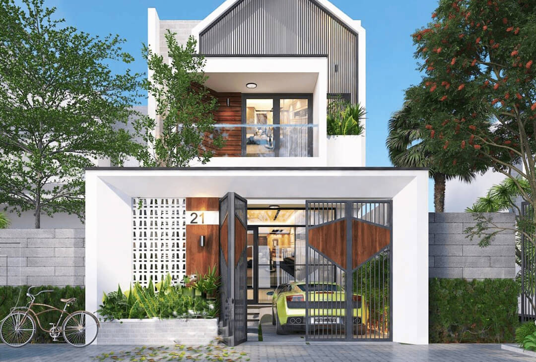 Không gian thoáng đãng, gần gũi với thiên nhiên phù hợp với gia chủ mệnh Thổ