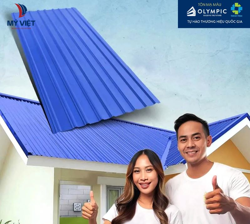 Sử dụng tôn Olympic cho công trình là một sự lựa chọn thông minh