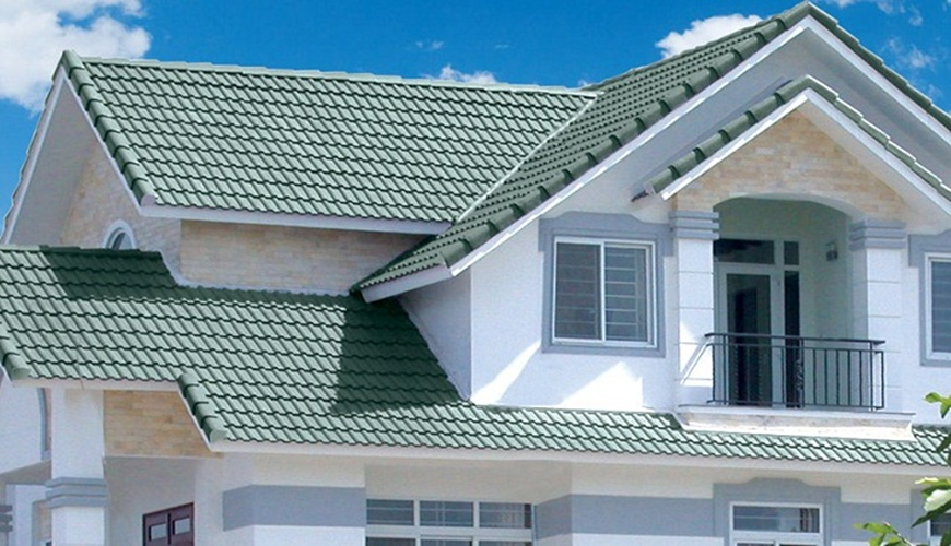 Tôn xốp cách nhiệt Olympic xanh ngọc yếu tố thu hút năng lượng tốt cho gia chủ