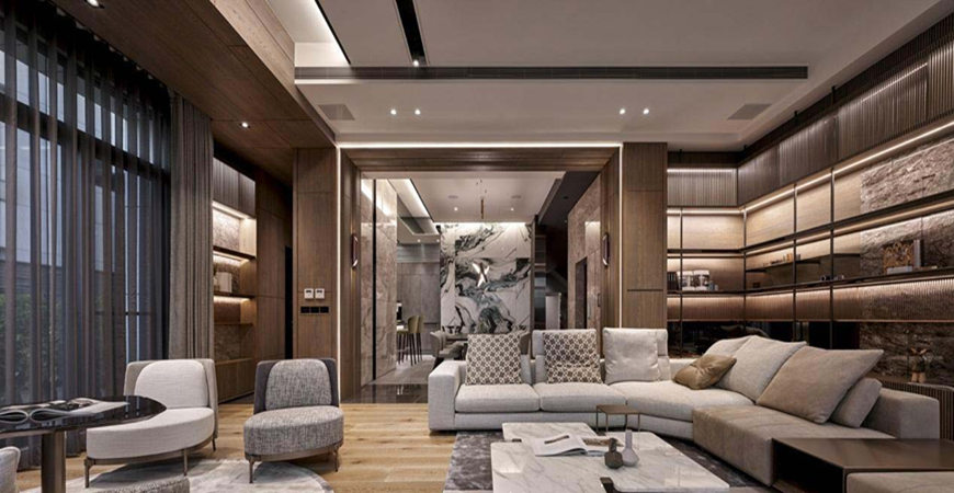 Không gian phòng khách sang trọng với các tiện nghi cao cấp và xa hoa