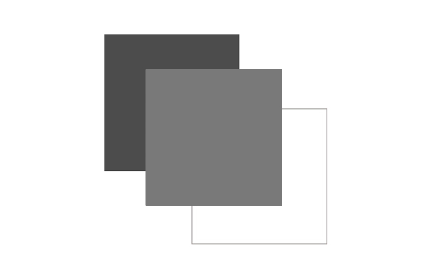 Màu ghi xám là màu trung hòa giữa 2 gam màu trắng và đen