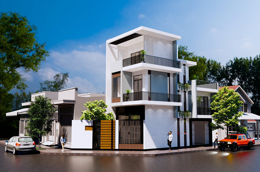 Sở hữu 2 mặt tiền tạo điều kiện thuận lợi trong đời sống sinh hoạt cho gia chủ