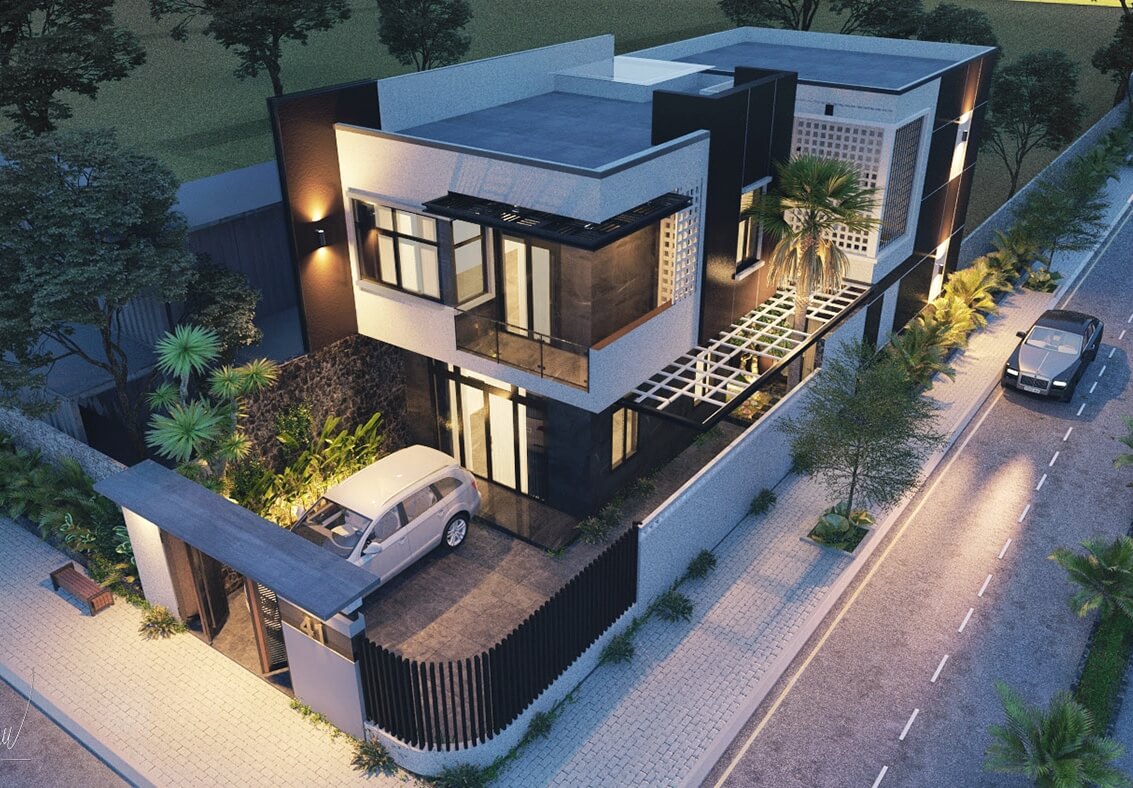 Nhà ống 2 tầng 2 mặt tiền thuận lợi kinh doanh