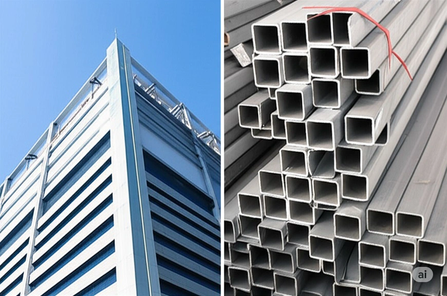 Thép hộp mạ kẽm kém chất lượng sẽ không có lớp mạ sáng bóng và dễ bị biến dạng trong quá trình thi công