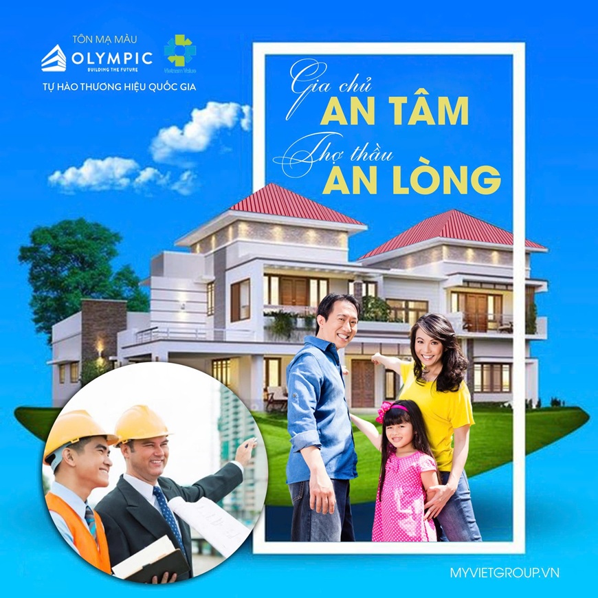 Thương hiệu tôn đạt tiêu chuẩn quốc tế, được nhà thầu tin dùng