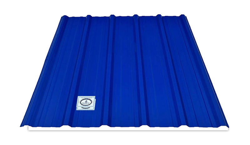 Mẫu tôn Olympic 6 sóng cách nhiệt màu xanh dương