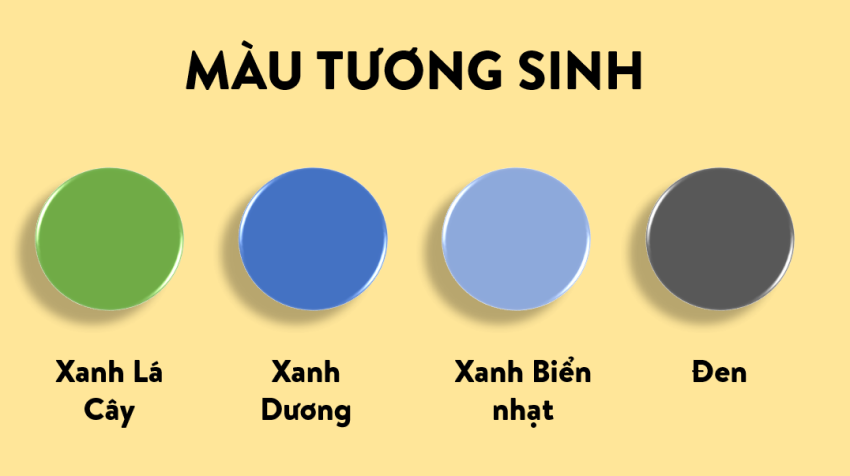 Màu sắc tương sinh với mệnh Mộc