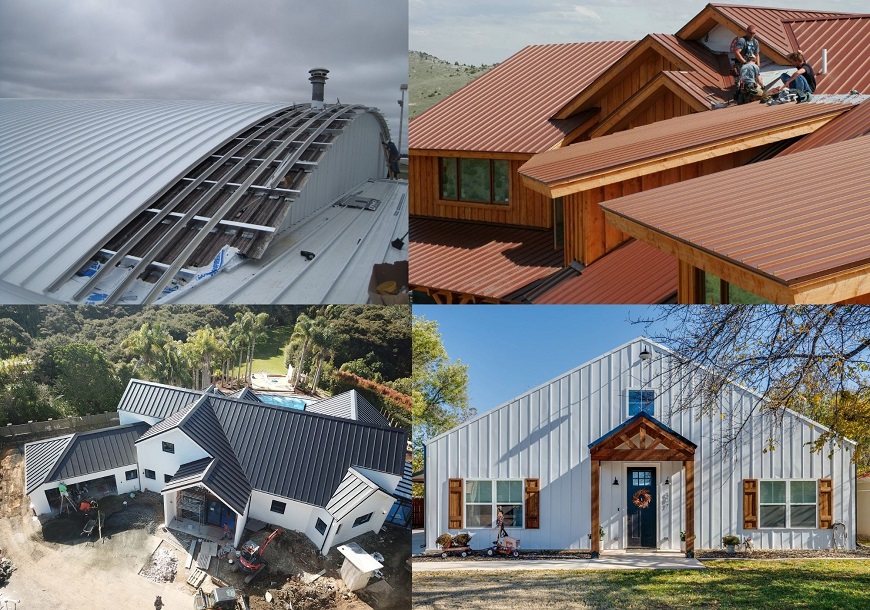 Với sự đa dạng về màu sắc giúp tôn 6 sóng Olympic có thể ứng dụng cho nhiều thiết kế công trình khác nhau