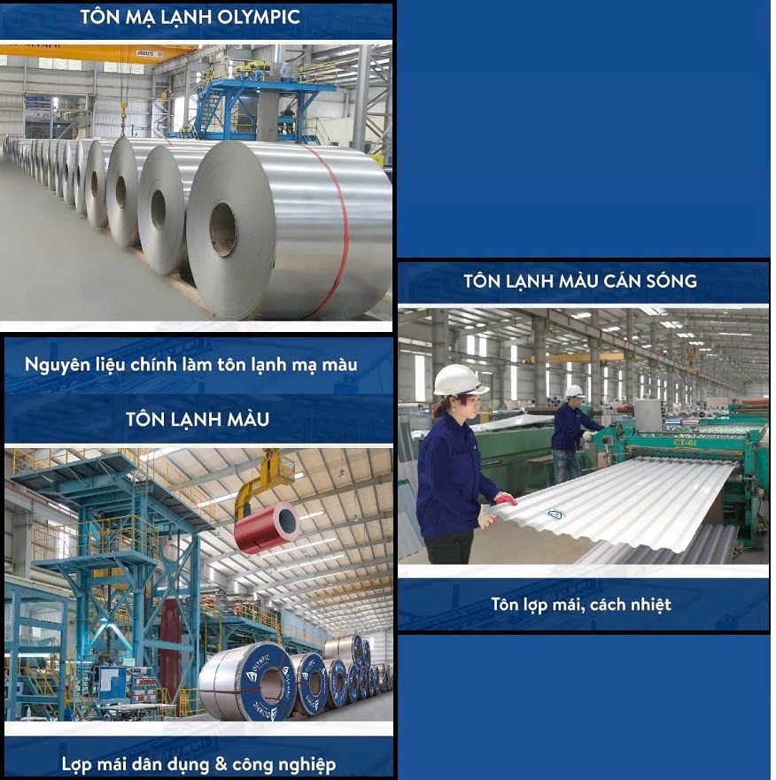 Dù bạn đang xây dựng một ngôi nhà phố hiện đại, một biệt thự sang trọng hay một nhà xưởng công nghiệp, tôn lạnh Olympic 3.5 zem đều đáp ứng được mọi yêu cầu