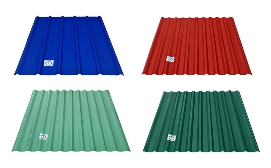 Loại tôn lạnh 1 lớp dùng để ốp chống thấm tường nhà xưởng dành cho các công trình không yêu cầu cao về khả năng cách nhiệt