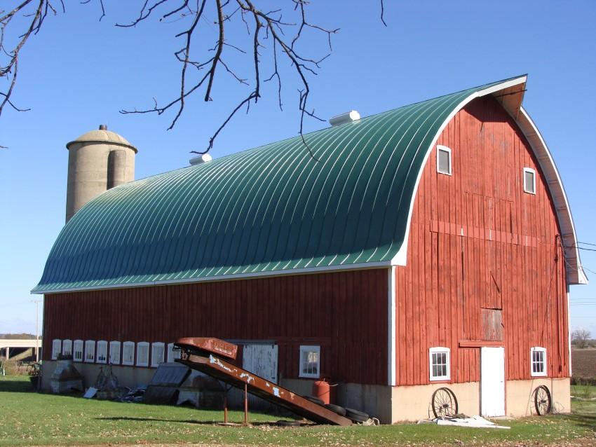 Mái tôn vòm trang trại