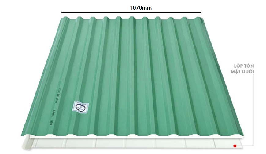 Tôn chống cháy sóng vuông