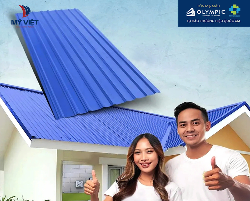 Tôn lợp mái Olympic - Lựa chọn hoàn hảo cho mọi công trình Việt